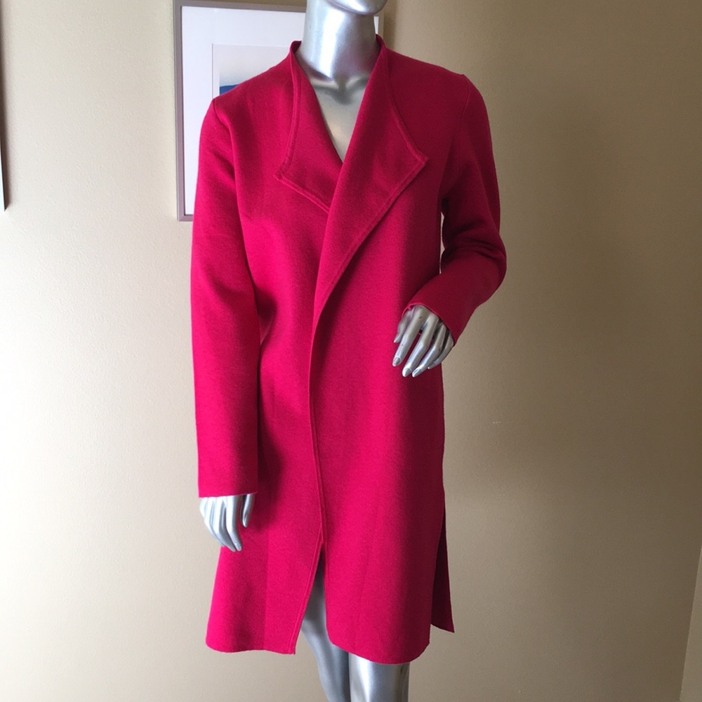 MEROKEETY | Long Open Front Cardigan